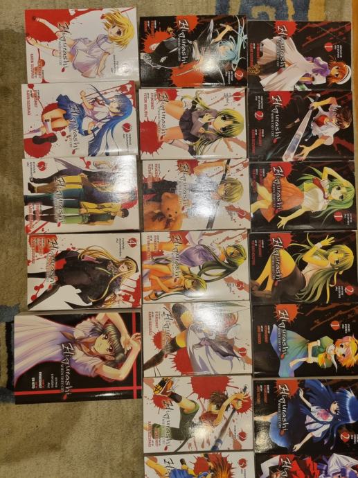 Higurashi When They Cry Manga 1-13,15-18,22-26 + Bonus Story