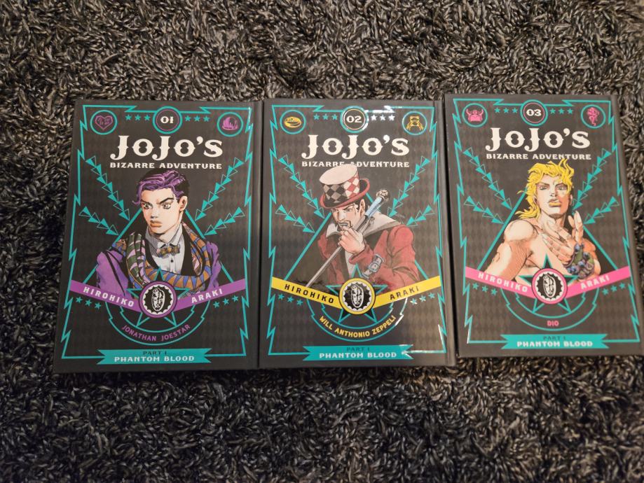 Jojo's bizarre adventure 1,2,3