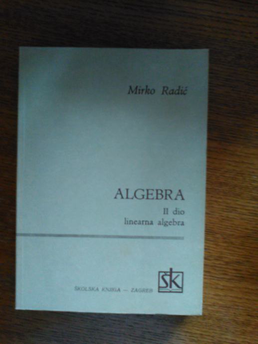 Algebra 2.dio; Mirko Radić