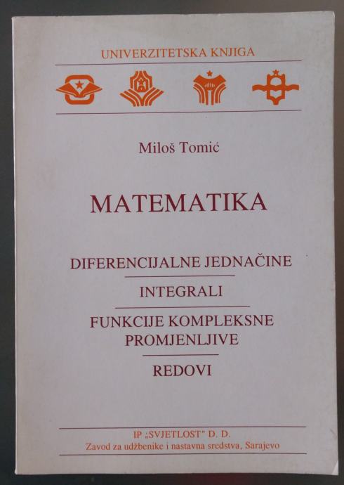 Miloš Tomić: Matematika