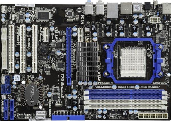 Материнская плата asrock 770 extreme3 какие процессоры поддерживает