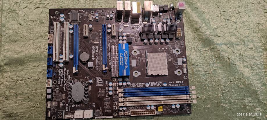 ASRock 870 Extreme 3 HT3.0 neispravna