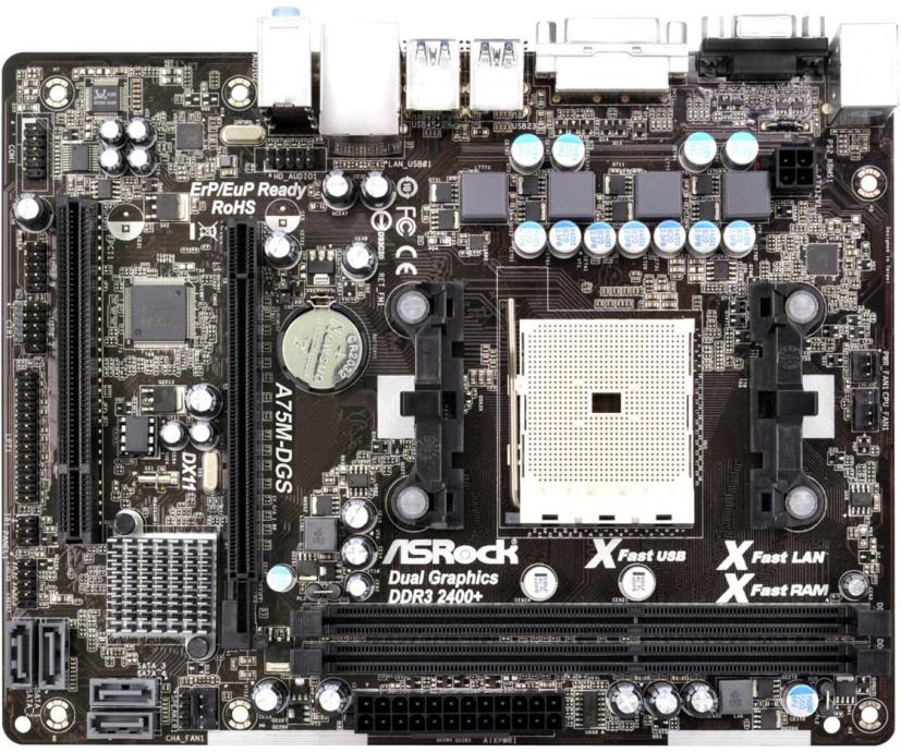 ASRock A75M-DGS + AMD Athlon II X4 651K / FM1 Komplet/Bundle Prodajem!