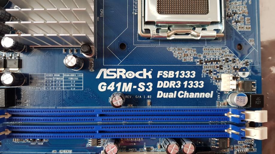 Asrock g41m s3 не стартует