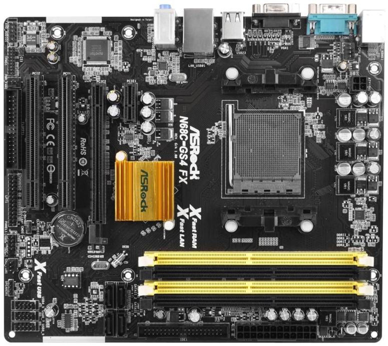 Asrock n68c gs4 fx какие процессоры