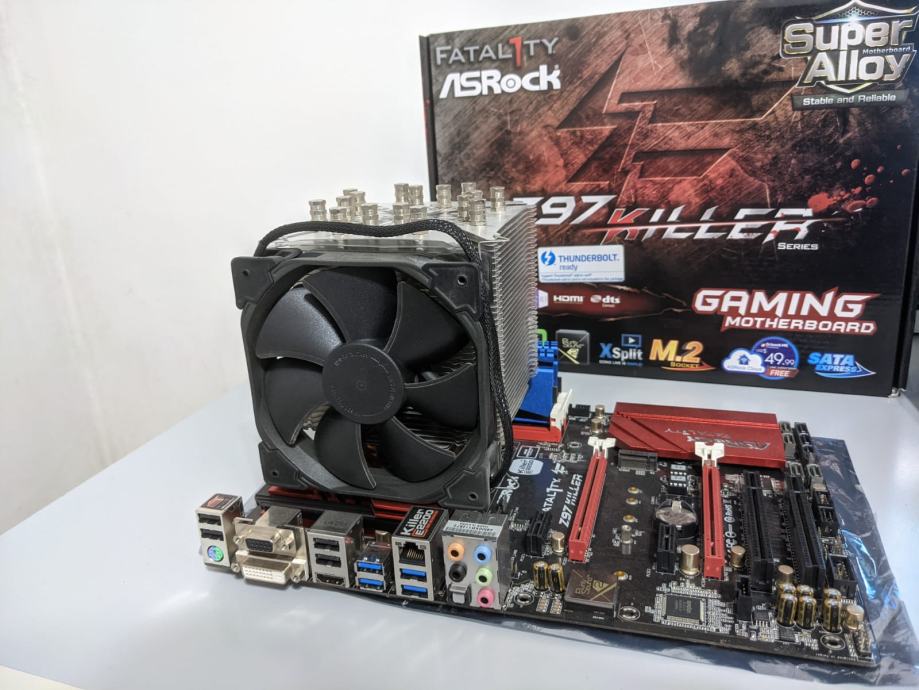 ASRock Z97 Killer + Intel 4690K + Scythe Ninja 3 + HyperX 2x4GB 2666