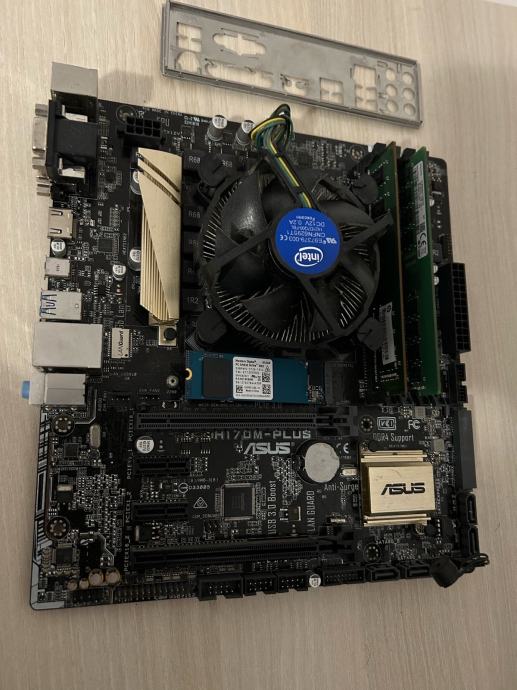 Asus h170 plus,i5 6500,16 gb rama,240 M2