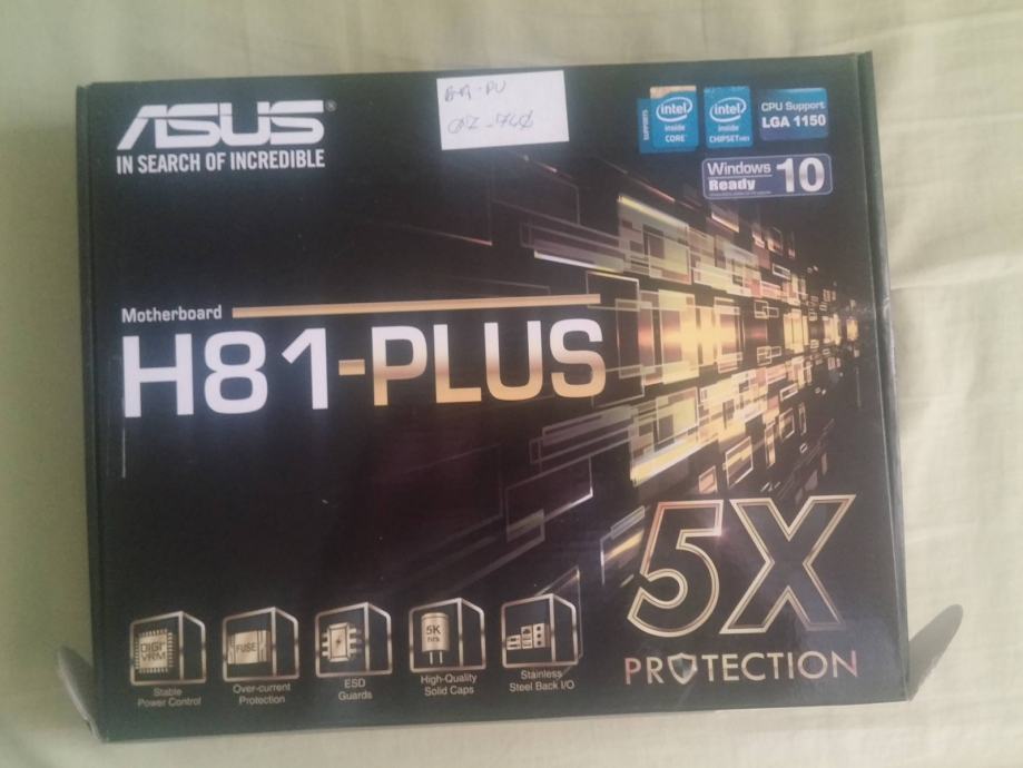 Asus h81 plus не включается