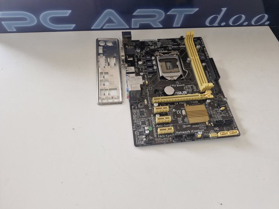 ASUS H81M-PLUS, Intel H81, Socket 1150 - Račun / R1 / Jamstvo