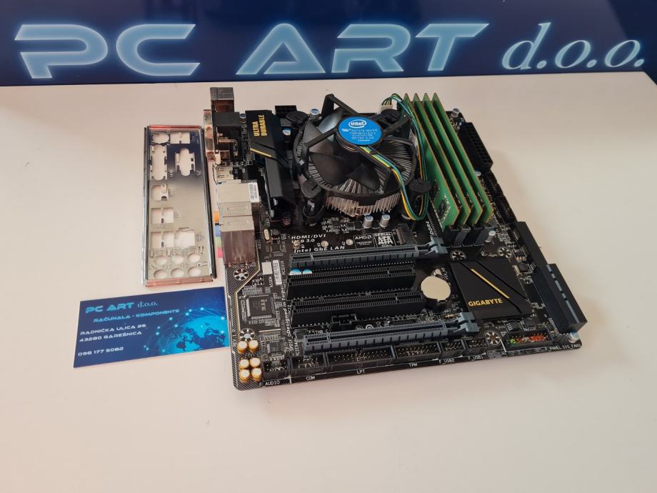 Gigabyte GA-H170M-D3H + i7 6700K + 4/8/16/32GB DDR4 - Račun/R1/Jamstvo