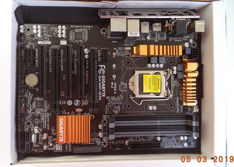 Gigabyte ga h97 d3h не запускается