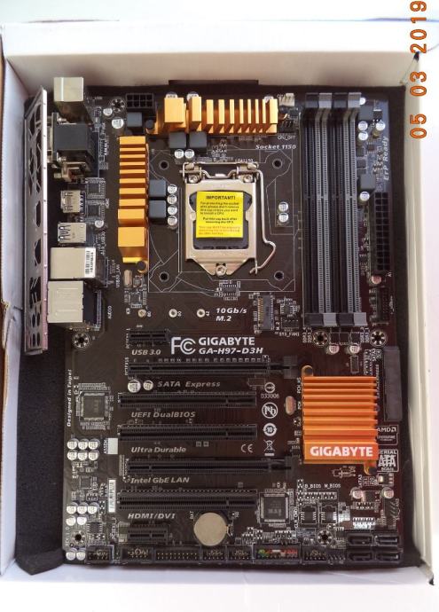 Gigabyte ga h97 d3h не запускается