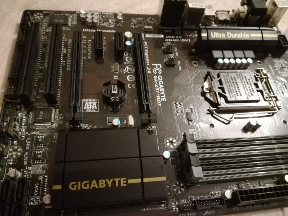 Gigabyte ga z87 hd3 не стартует