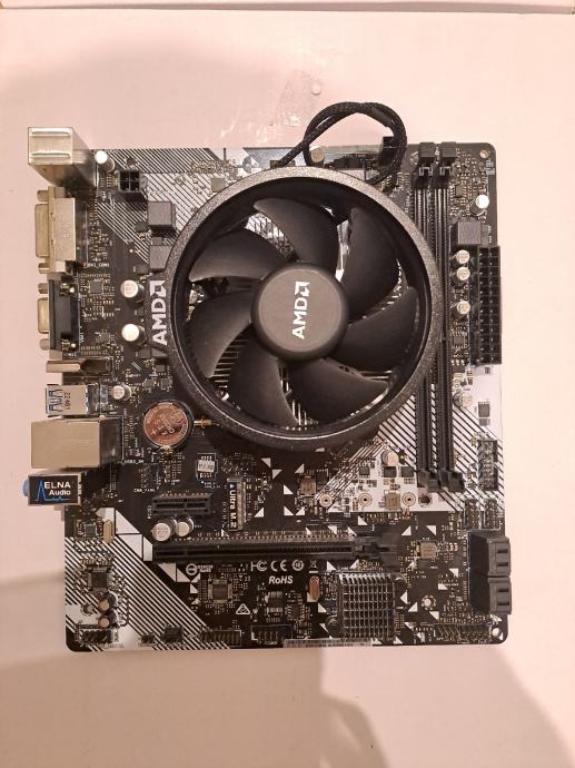 Matična ploča ASRock B450M-HDV+Ryzen 5 3600+16GB DDR4