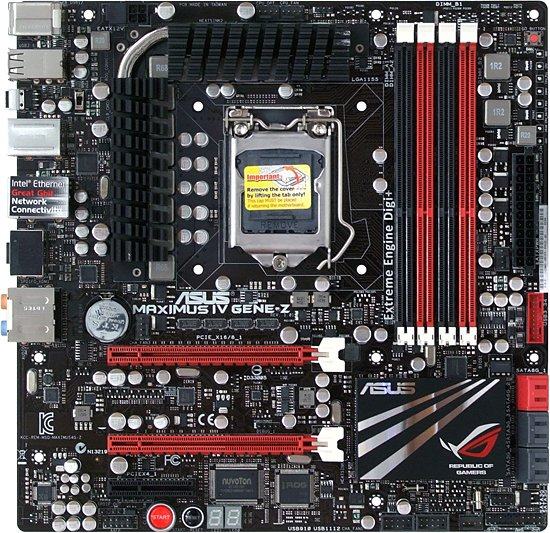 Asus maximus gene z gen3 встроенная видеокарта не выводит изображение