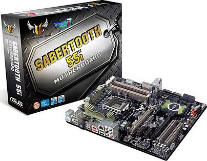 Matična ploča Asus SABERTOOTH 55i + Intel CPU + CPU hladnjak