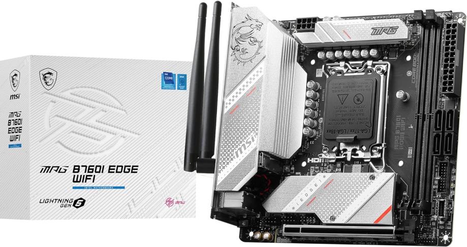 MSI MPG B760I Edge WiFi Motherboard, Mini-ITX, Intel Matična 1700