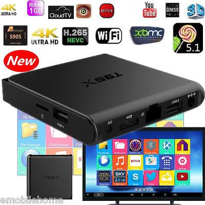 SUNVELL T95X Smart TV Box,Android6.0 64bit,WiFi,4K,IPTV Prog,hrv.jezik