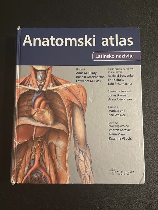 Anatomski atlas s latinskim nazivljem-Gilroy, MacPherson, Ross