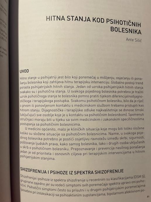 Hitna Stanja U Psihijatriji / Antidepresivi U Kliničkoj Praksi