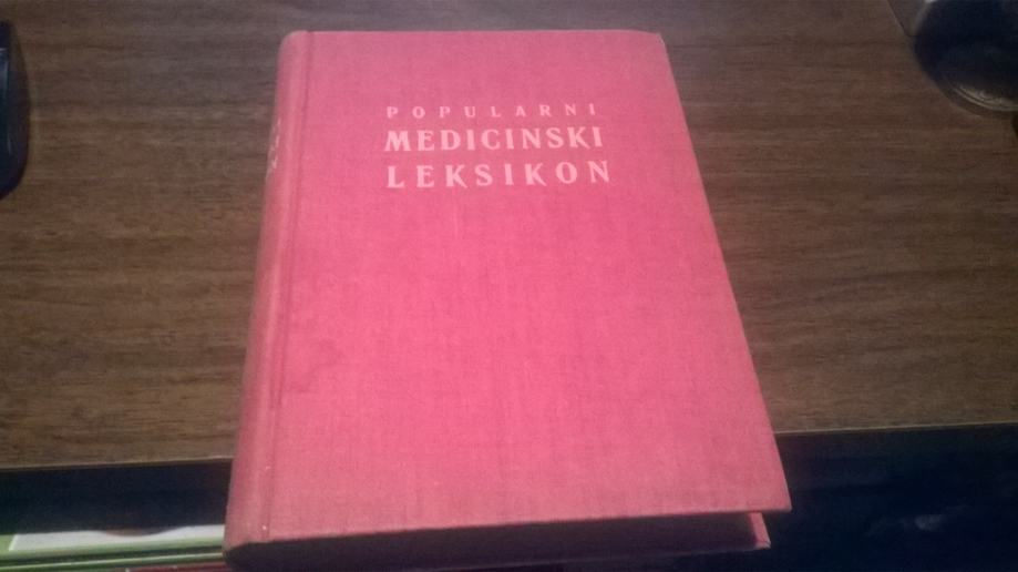 POPULARNI MEDICINSKI LEKSIKON NIP 1961.