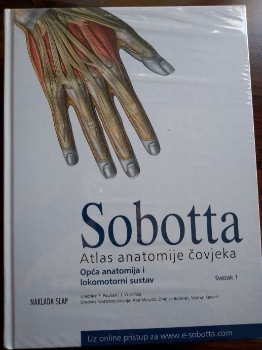 Sobotta - Atlas anatomije čovjeka I. + II. + III. svezak + Tablice