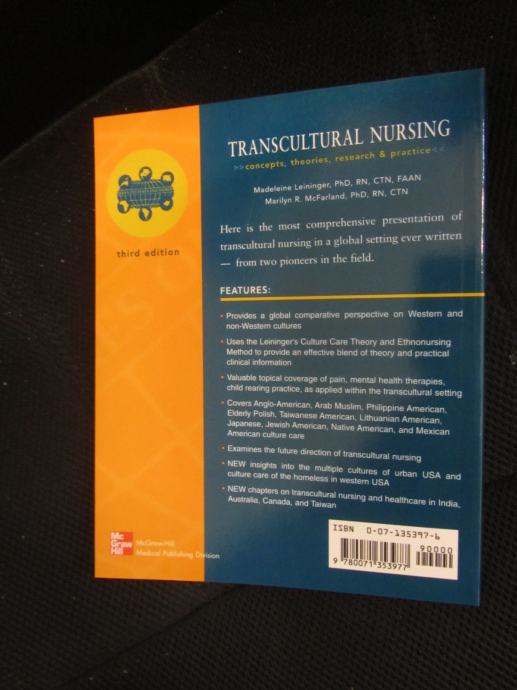 Transcultural Nursing/Concepts, Theories, Research & Practice (NOVO)