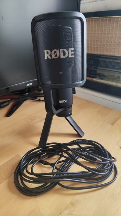 RODE NT-USB profi kondenzatorski podcast studijski mikrofon