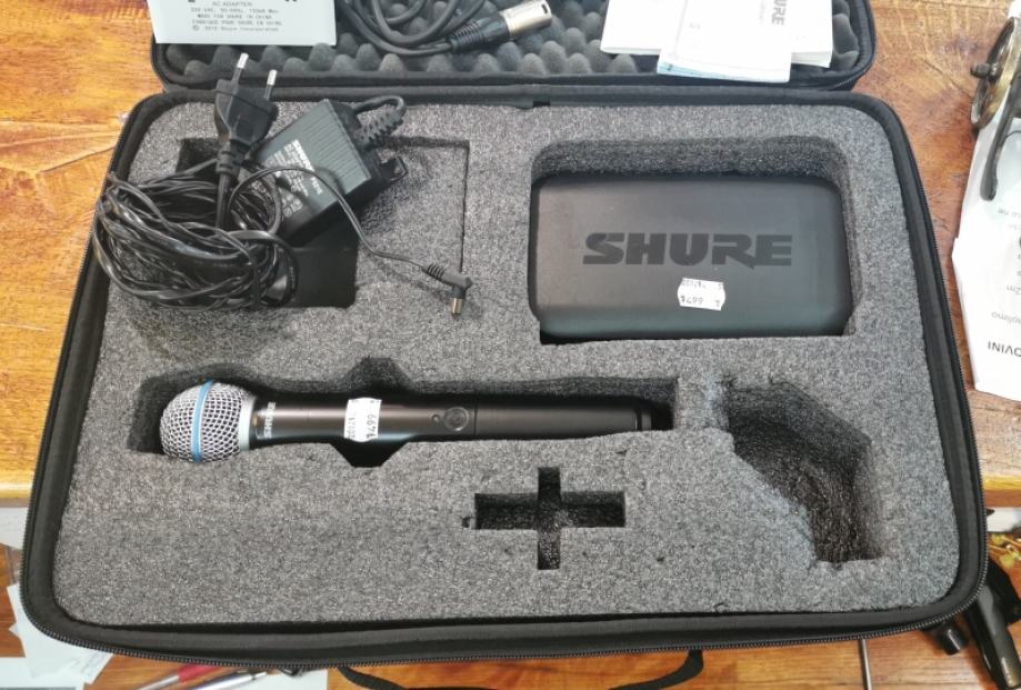 SHURE BETA 58A + BLX4 M17