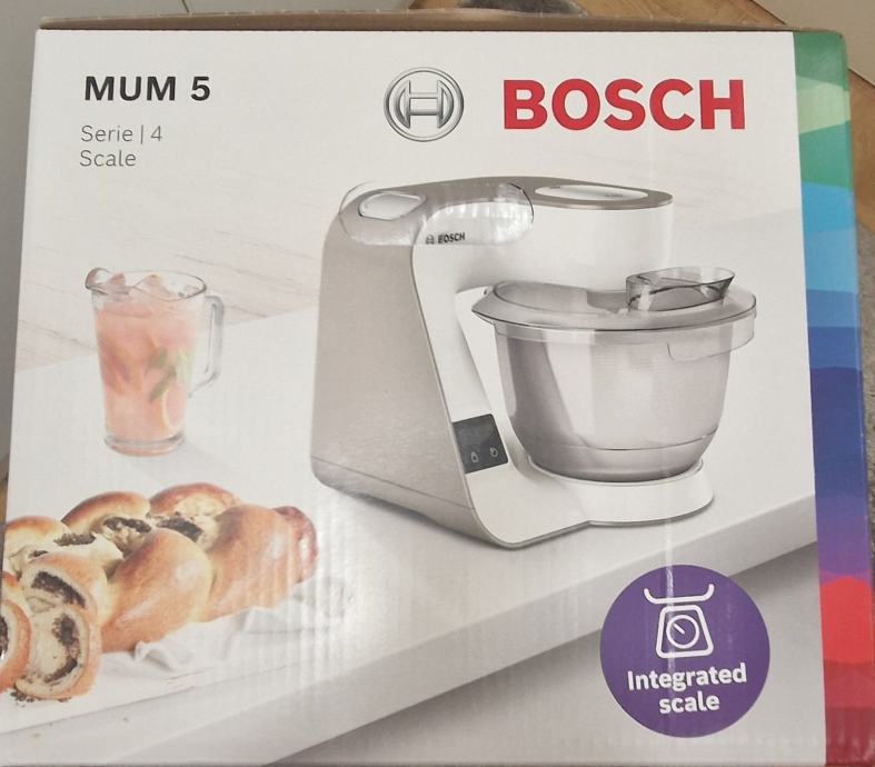 NOVO!!! Bosch kuhinjski robot MUM5XW20 (Seria 4)_srebrni