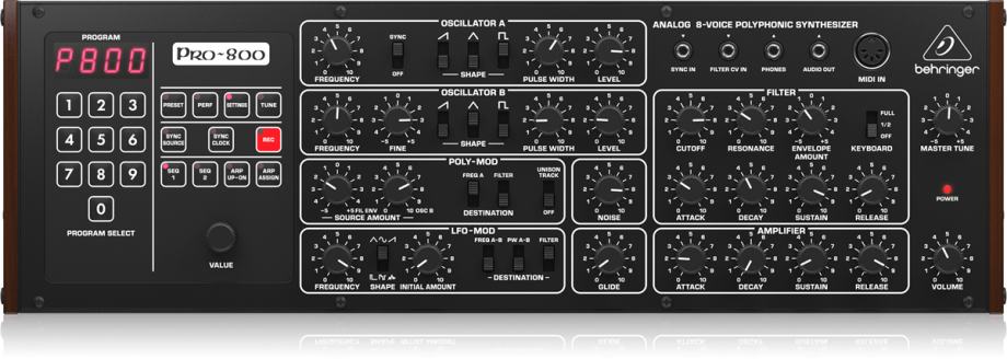 Behringer Pro-800 8-glasovni polifonijski analogni syntheiszer