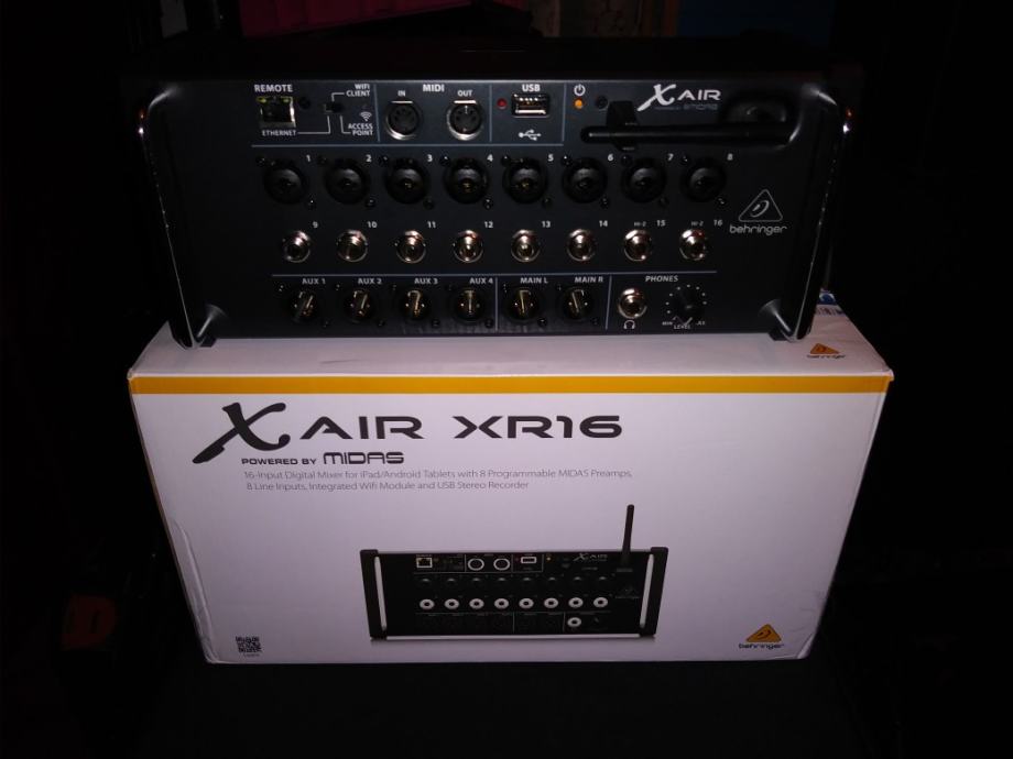 Behringer x air xr16