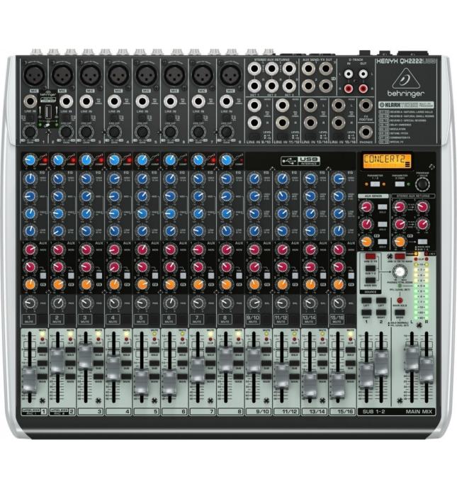 Behringer Xenyx QX2222USB mikseta 22 kanala  (NOVO, 36 rata)