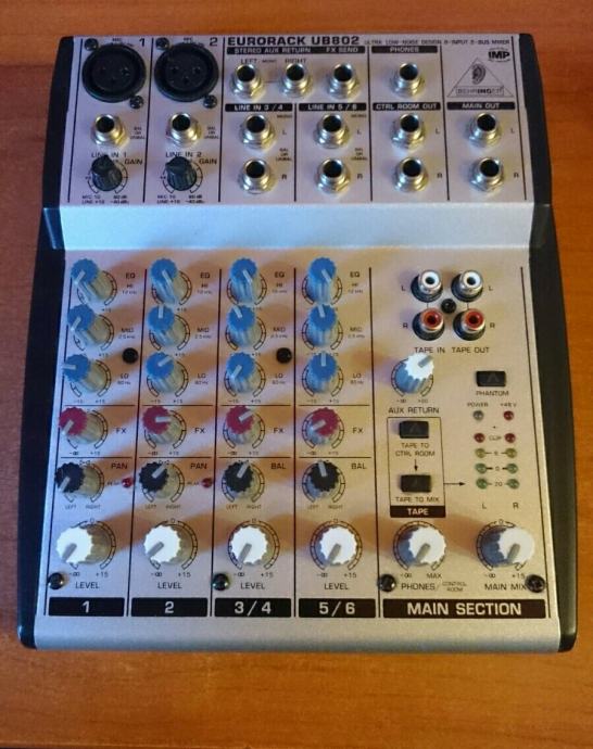 Eurorack ub802 как подключить к компьютеру