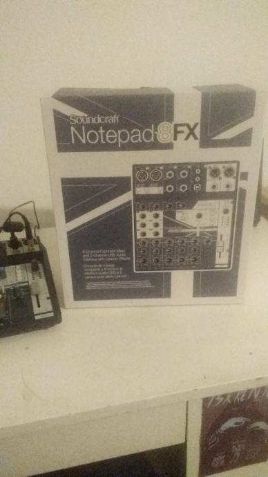 Soundcraft notepad FX-8