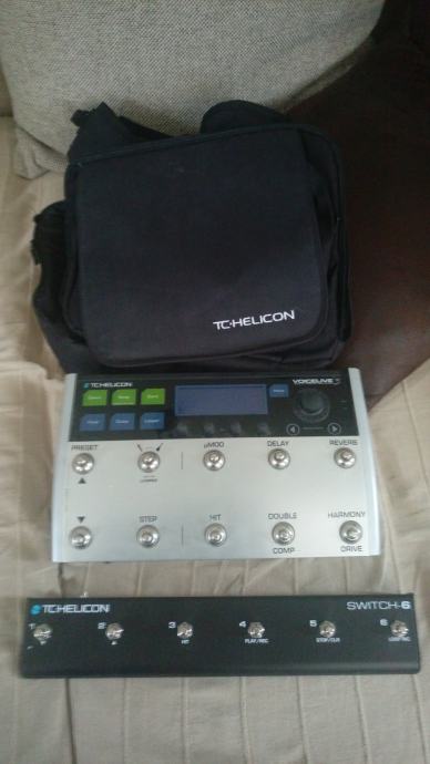 TC Helicon voicelive3+torba & TC Helicon switch 6 mikrofon i stalak