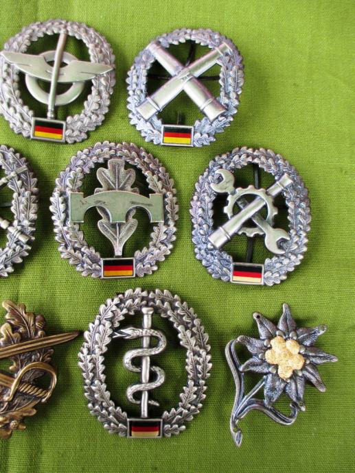 Bundeswehr Njemačka Vojska Oznake Za Beretku