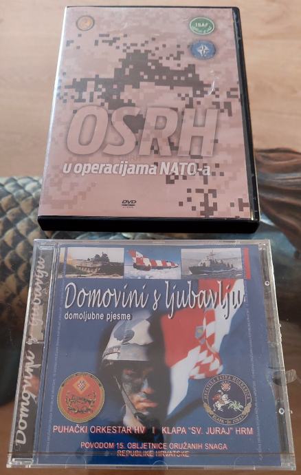 CD DOMOVINI S LJUBAVLJU I DVD OSRH U OPERACIJAMA NATOA