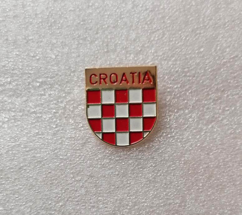 HV Oznaka metalna CROATIA