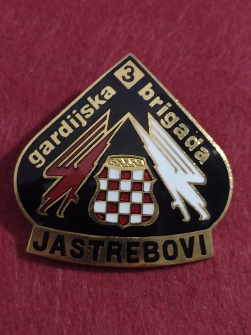 HVO - 3. GARDIJSKA BRIGADA - Jastrebovi - oznaka za beretku