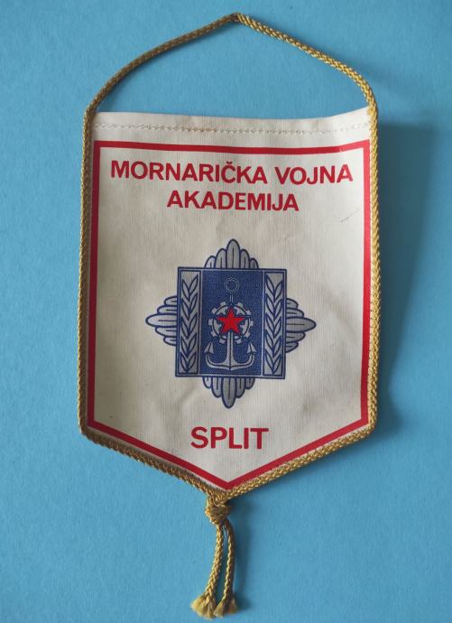 JRM - MORNARIČKA VOJNA AKADEMIJA SPLIT stara zastavica JNA Jugoslavija