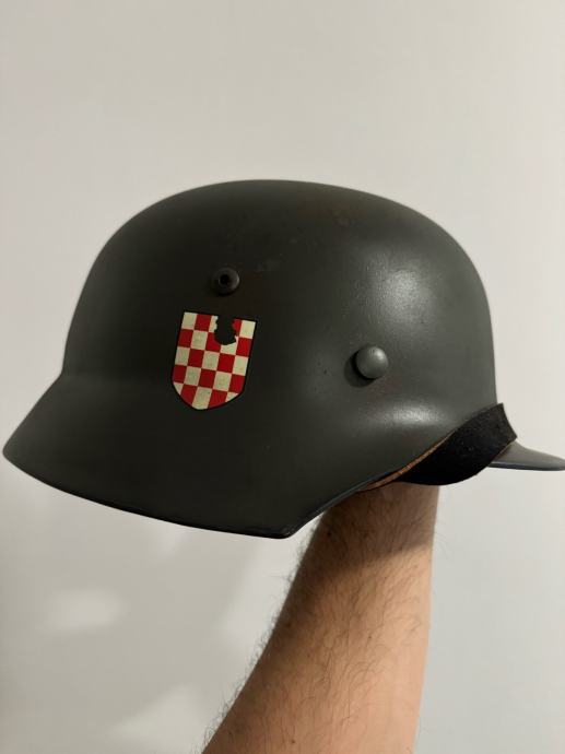 M35 njemački šljem kaciga 369. hrvatska