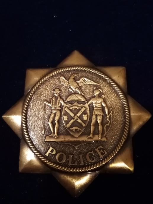 New York  police badge