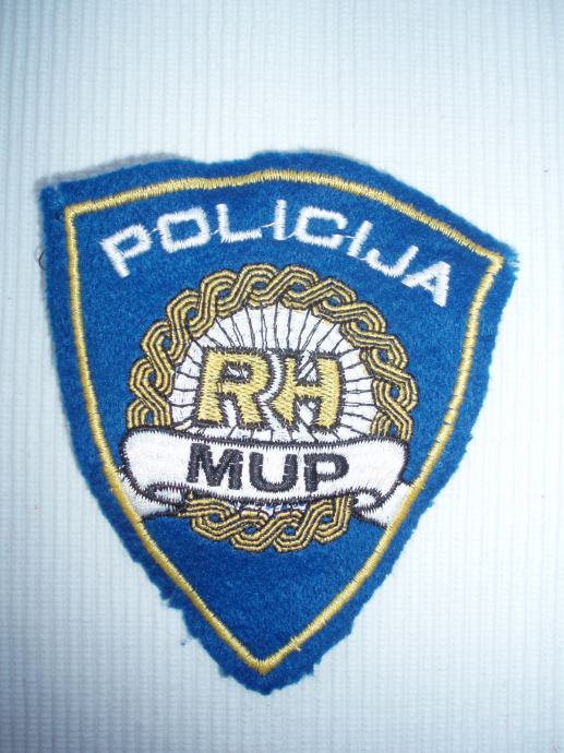 Policija MUP RH Rukavna oznaka 1991.