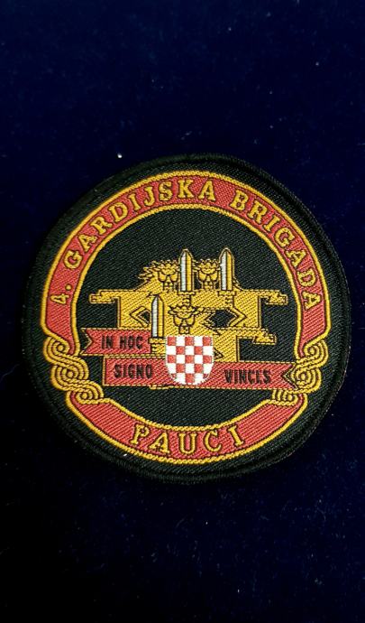 PRIŠIVAK 4. GARDIJSKA BRIGADA PAUCI