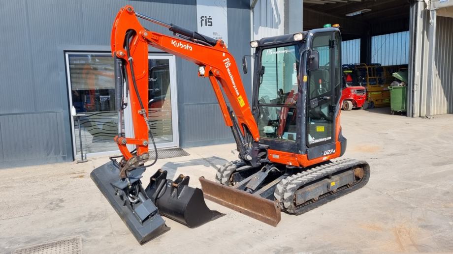 Bager KUBOTA U27-4 - 3X NOVA KORPA - NOVE GUSJENICE