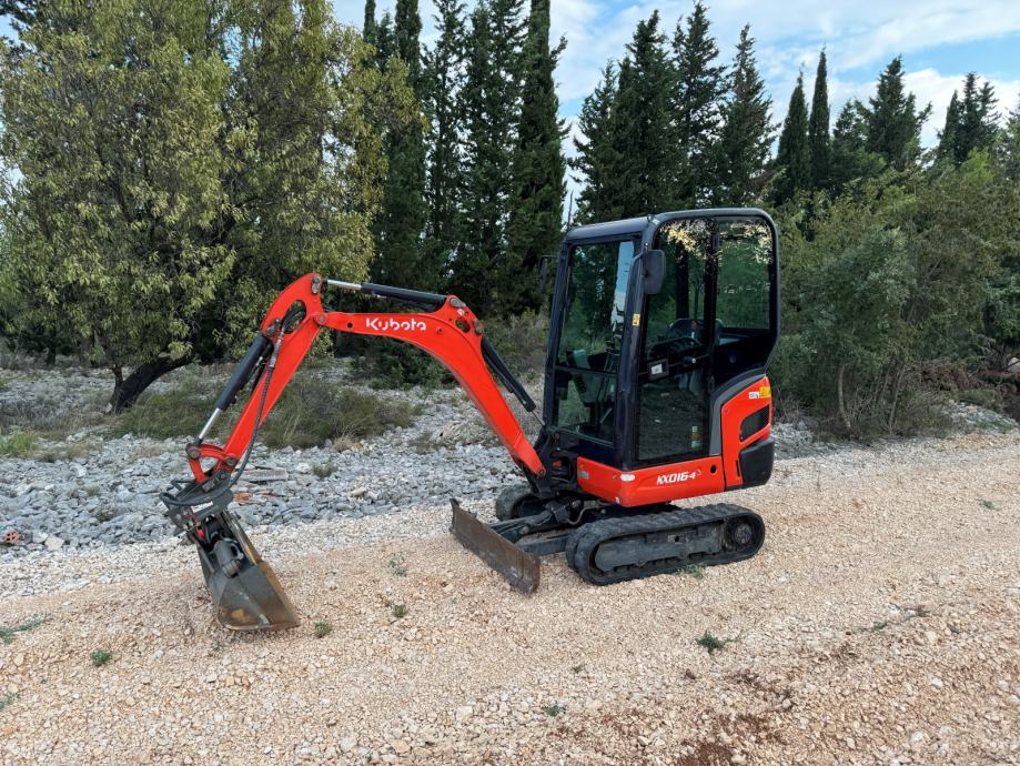 KUBOTA KX016-4, 2018. godina, 1161 radnih sati, 3 korpe