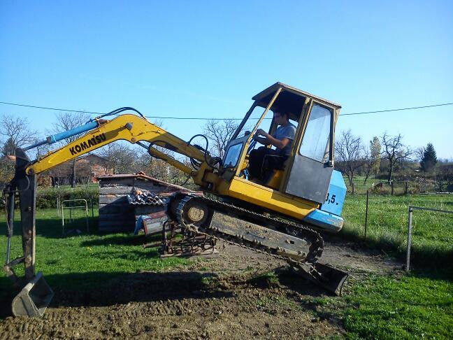 mini bager komatsu 3.5t