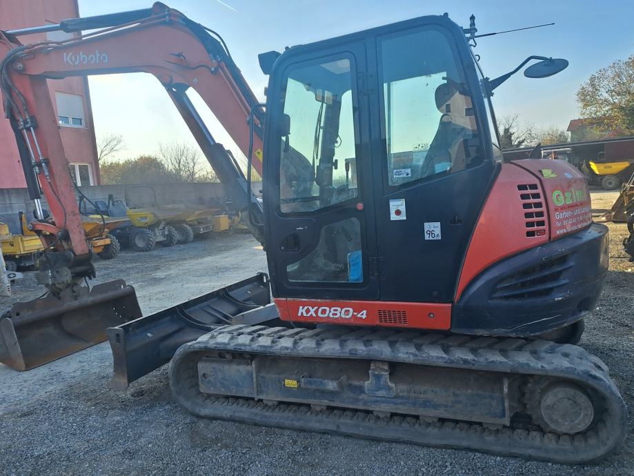 Mini bager Kubota KX 080-4 gODINA 2015