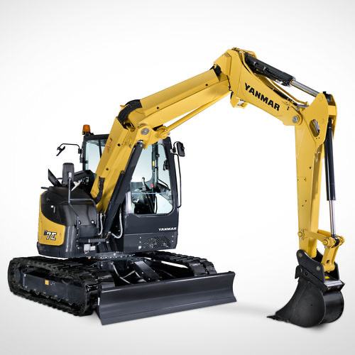 YANMAR B7-6 - novi midibager 8.2t s “izlomljenim” kranom